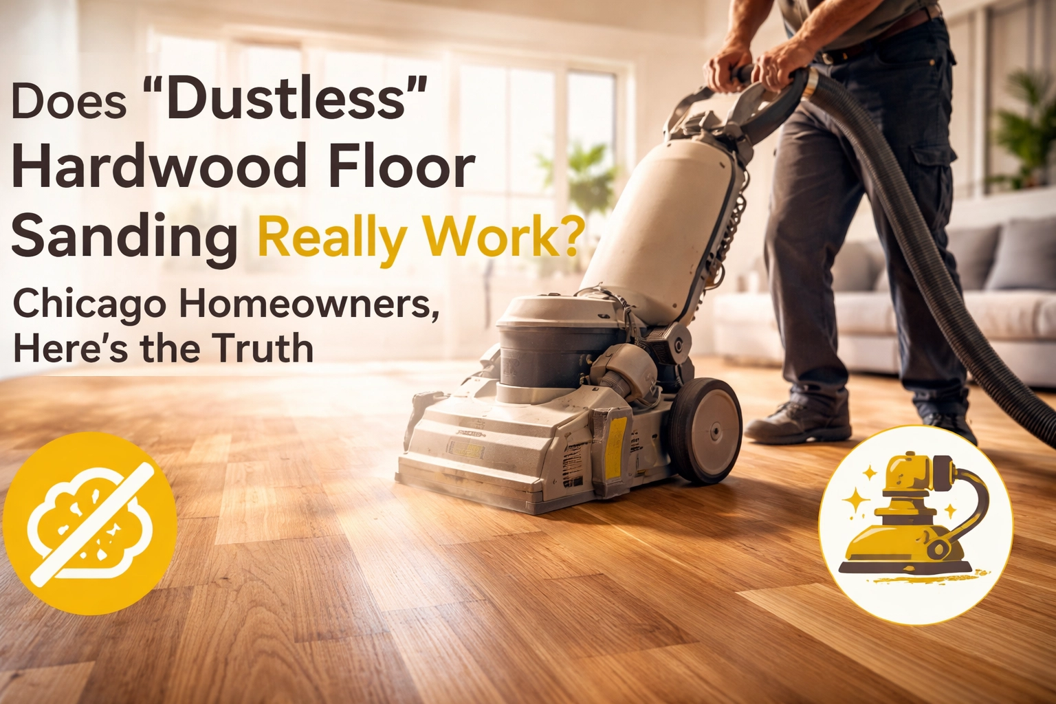 Does "Dustless" Hardwood Floor Sanding Really Work? Chicago Homeowners, Here's the Truth
