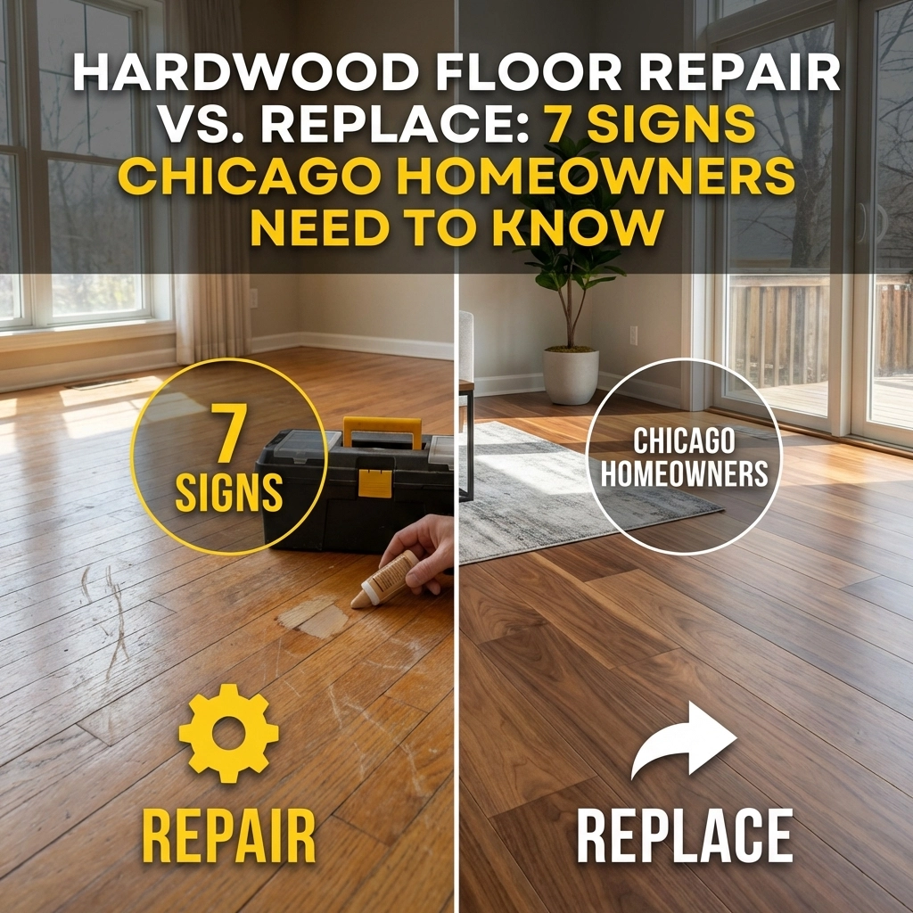 Hardwood Floor Repair vs. Replace: 7 Signs Chicago Homeowners Need to Know