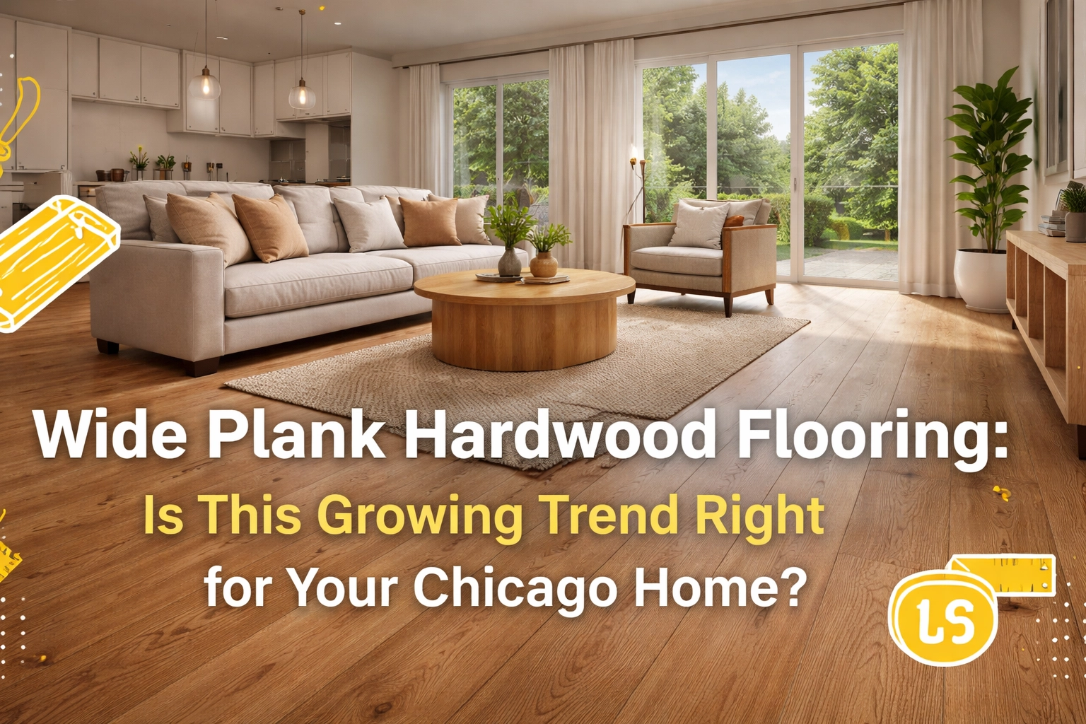 Wide Plank Hardwood Flooring: Is This Growing Trend Right for Your Chicago Home?