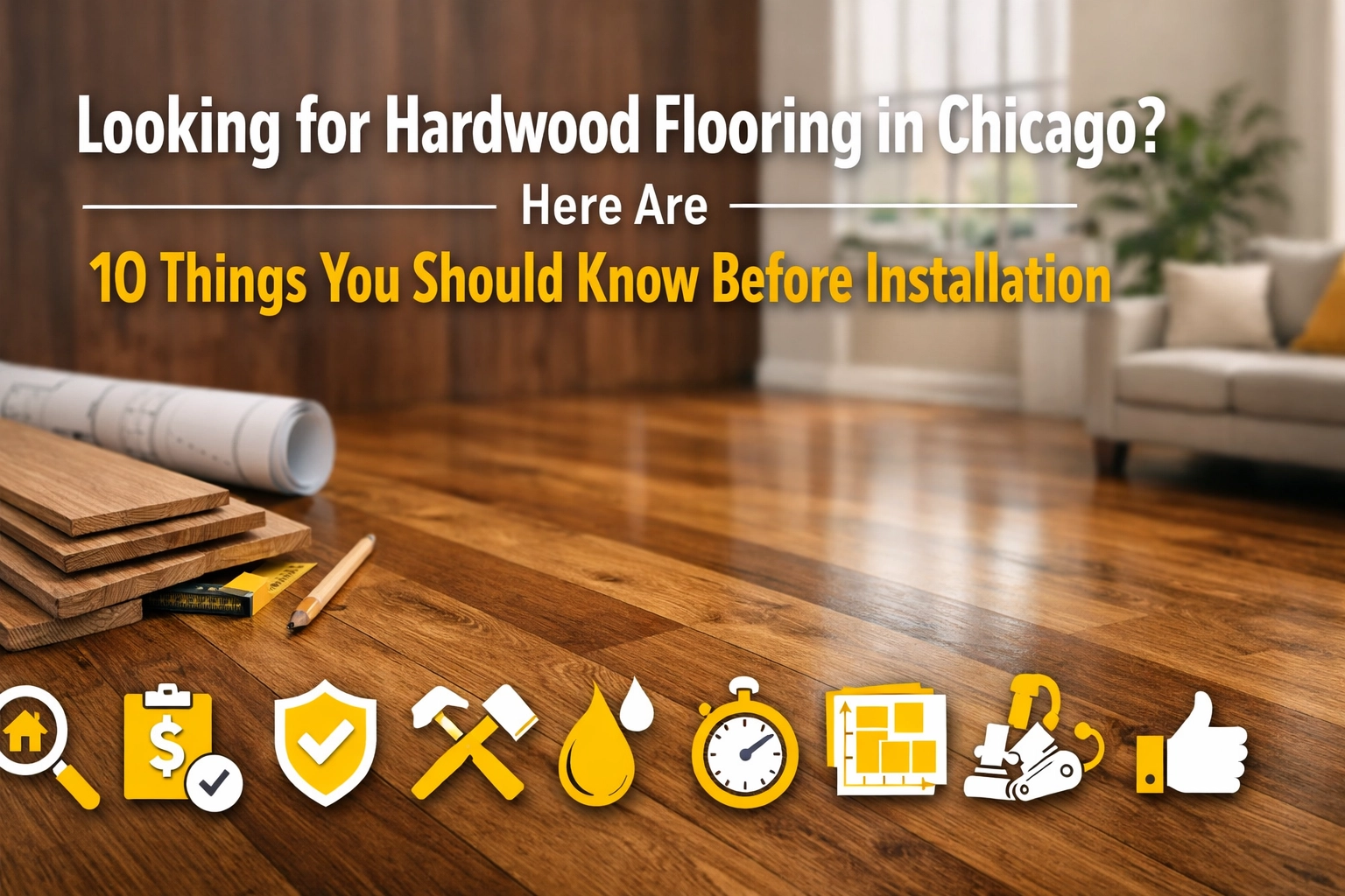Looking for Hardwood Flooring in Chicago? Here Are 10 Things You Should Know Before Installation