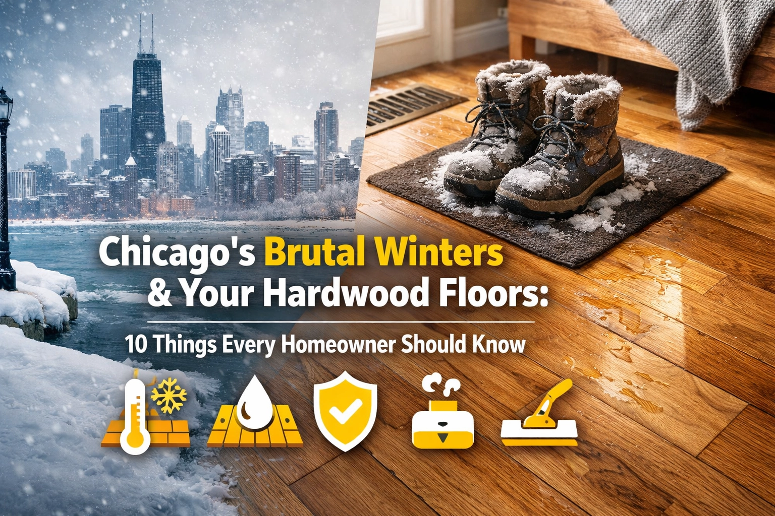 Chicago’s Brutal Winters & Your Hardwood Floors: 10 Things Every Homeowner Should Know