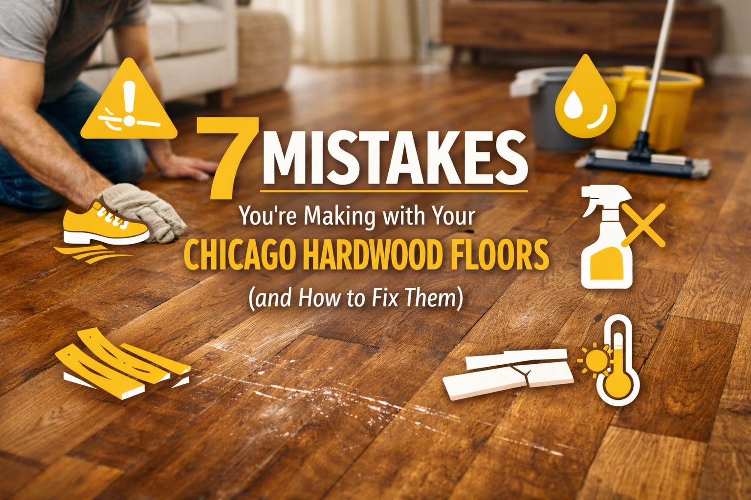 7 Mistakes You’re Making with Your Chicago Hardwood Floors (and How to Fix Them)