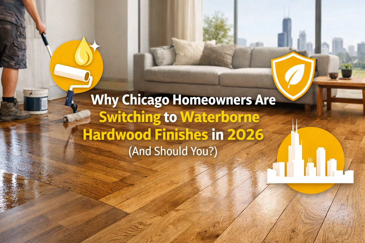 Why Chicago Homeowners Are Switching to Waterborne Hardwood Finishes in 2026 (And Should You?)