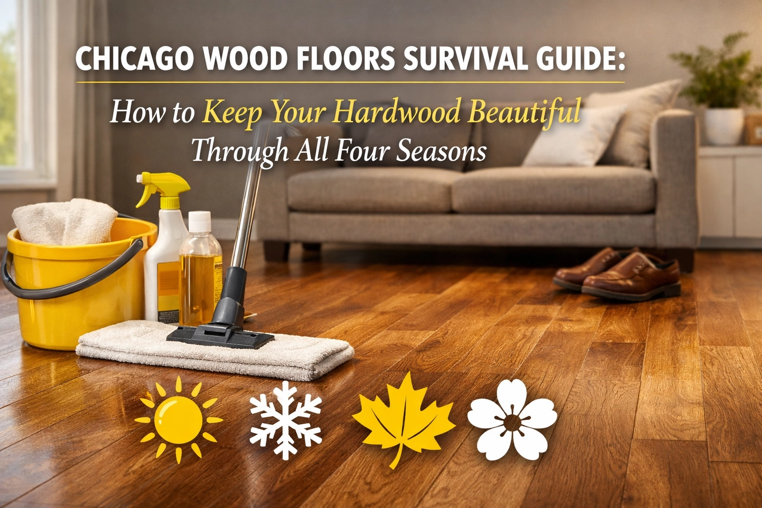 Chicago Wood Floors Survival Guide: How to Keep Your Hardwood Beautiful Through All Four Seasons