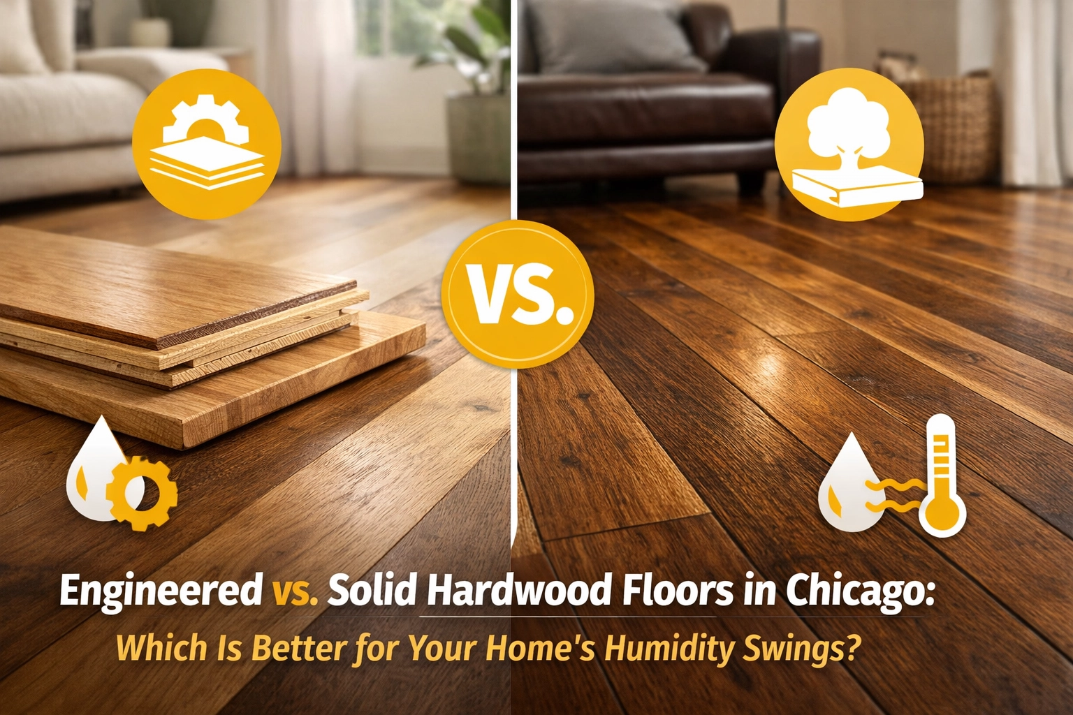 Engineered vs. Solid Hardwood Floors in Chicago: Which Is Better for Your Home's Humidity Swings?
