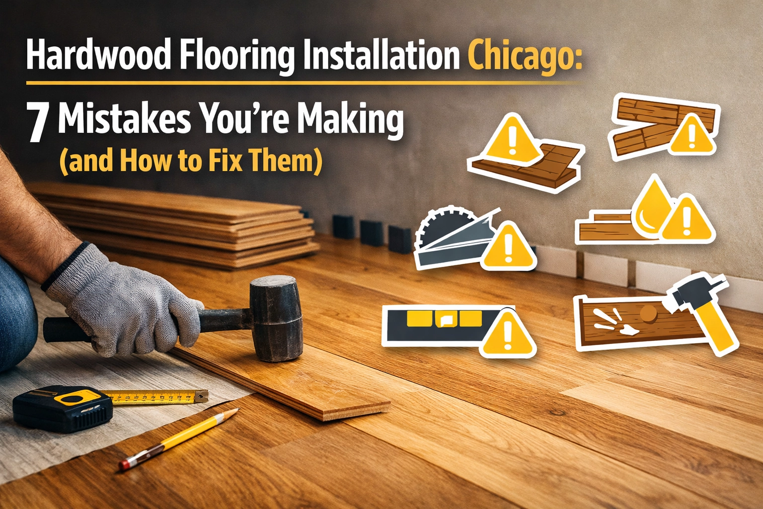 Hardwood Flooring Installation Chicago: 7 Mistakes You’re Making (and How to Fix Them)