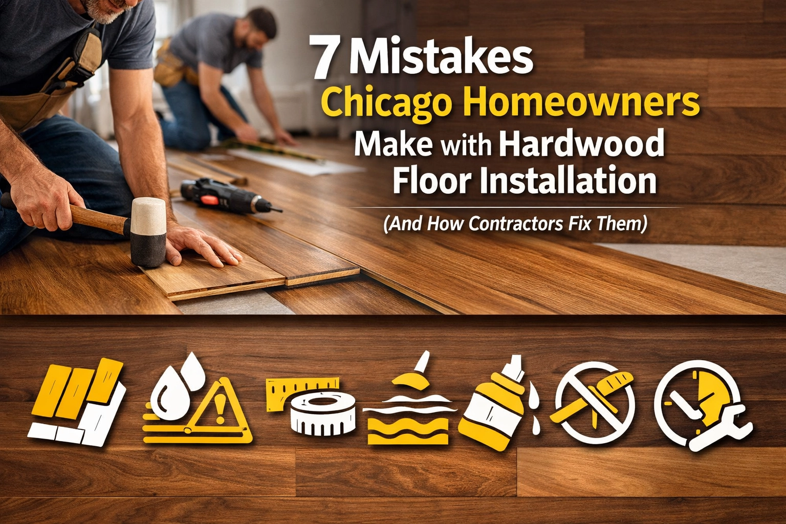 7 Mistakes Chicago Homeowners Make with Hardwood Floor Installation (And How Contractors Fix Them)