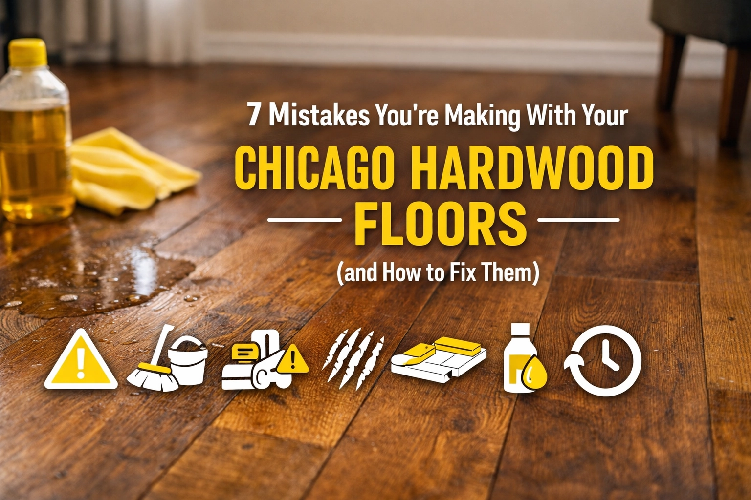 7 Mistakes You’re Making With Your Chicago Hardwood Floors (and How to Fix Them)