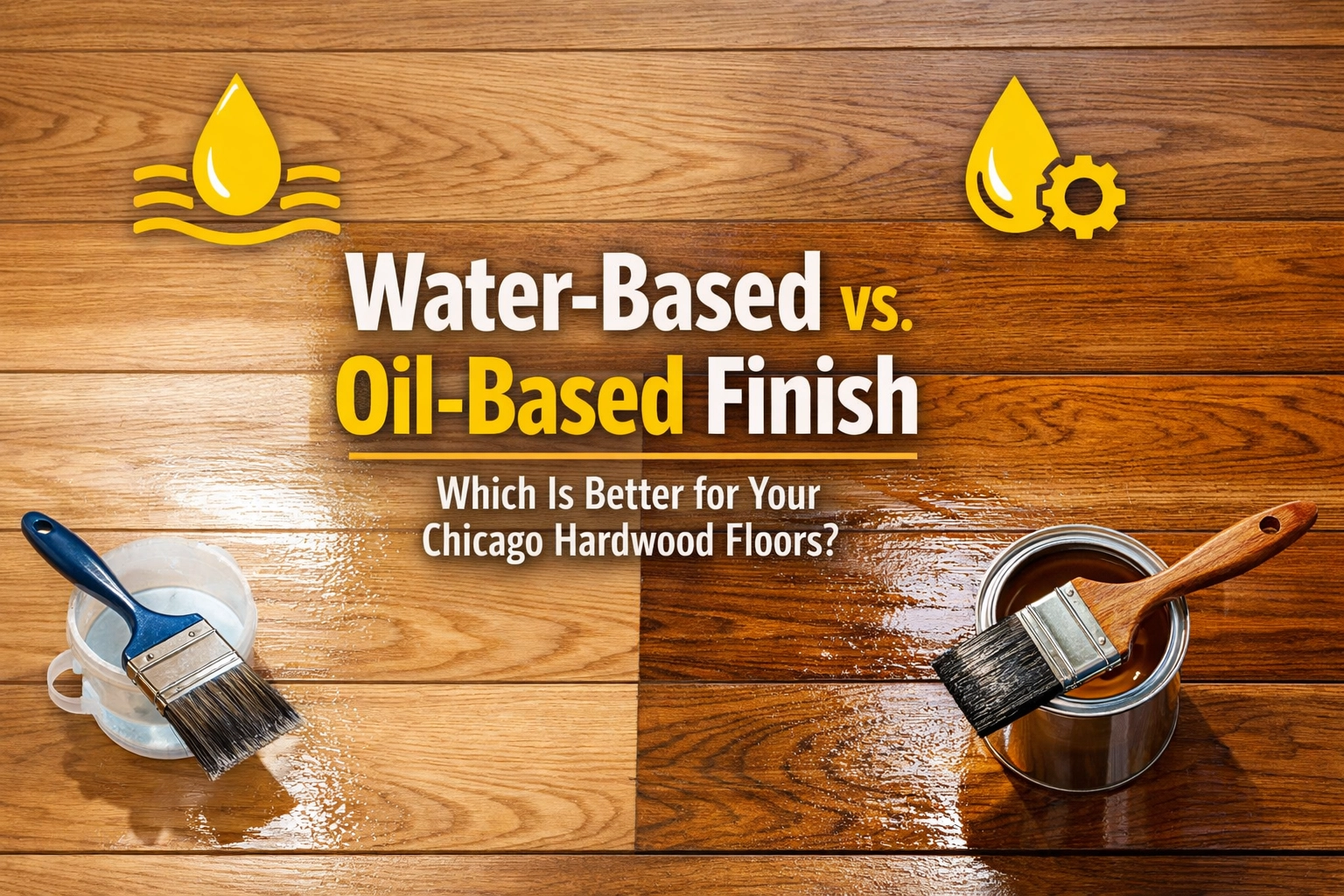Water-Based vs. Oil-Based Finish: Which Is Better for Your Chicago Hardwood Floors?