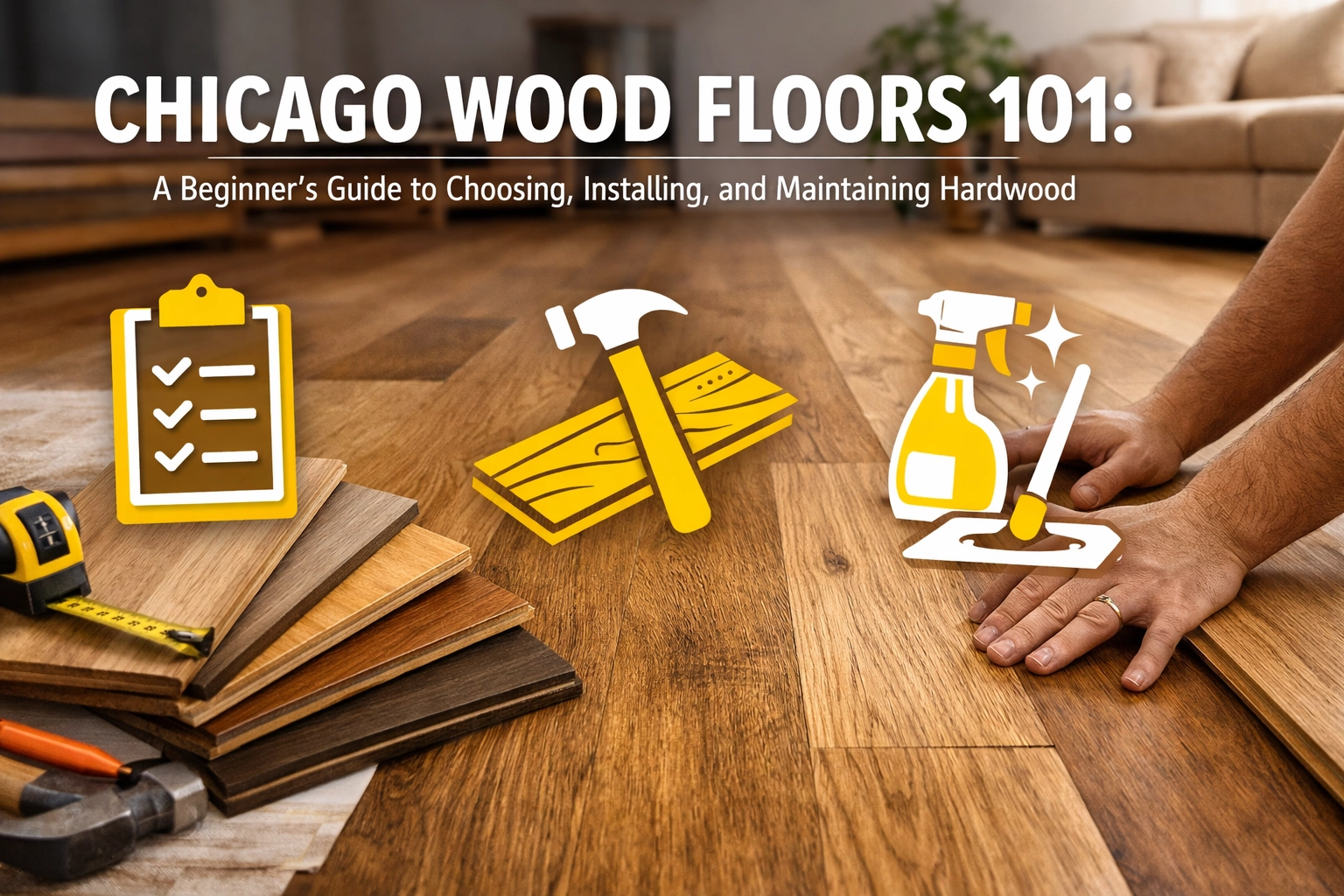 Chicago Wood Floors 101: A Beginner’s Guide to Choosing, Installing, and Maintaining Hardwood