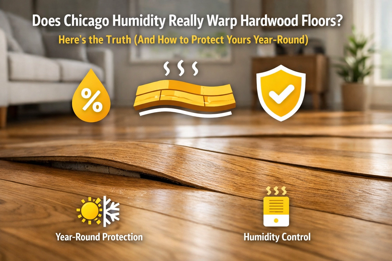 Does Chicago Humidity Really Warp Hardwood Floors? Here’s the Truth (And How to Protect Yours Year-Round)