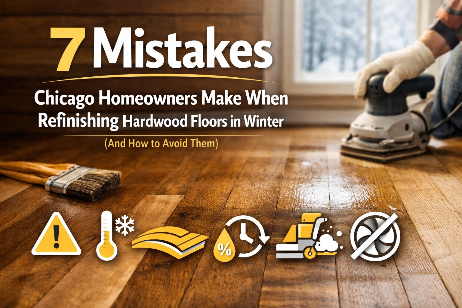 7 Mistakes Chicago Homeowners Make When Refinishing Hardwood Floors in Winter (And How to Avoid Them)
