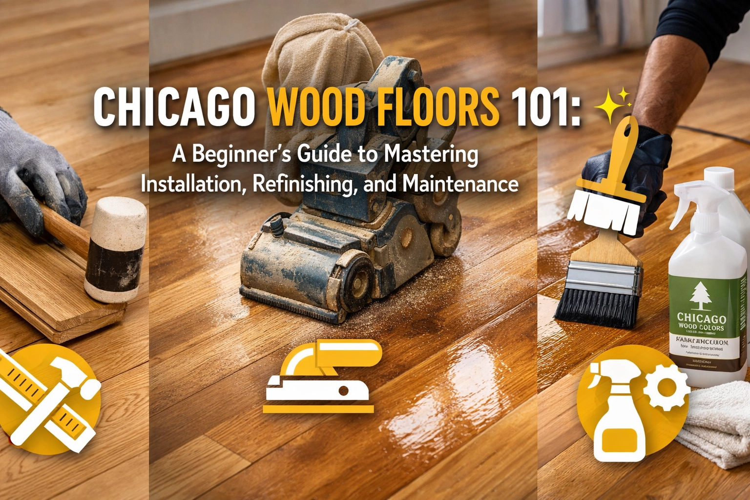 Chicago Wood Floors 101: A Beginner’s Guide to Mastering Installation, Refinishing, and Maintenance