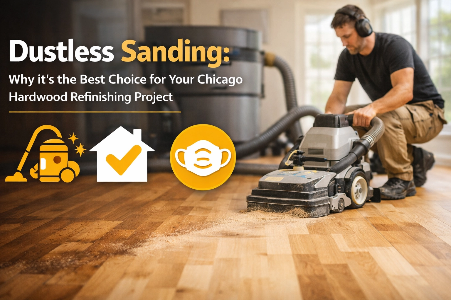 Dustless Sanding: Why it’s the Best Choice for Your Chicago Hardwood Refinishing Project