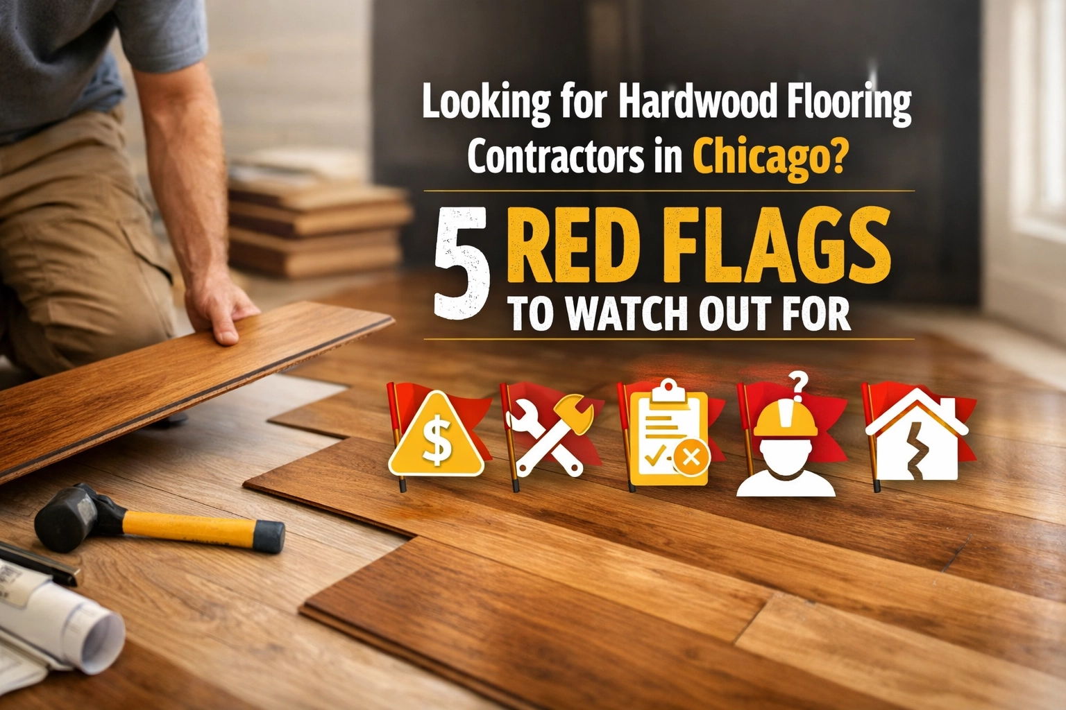 Looking for Hardwood Flooring Contractors in Chicago? 5 Red Flags to Watch Out For
