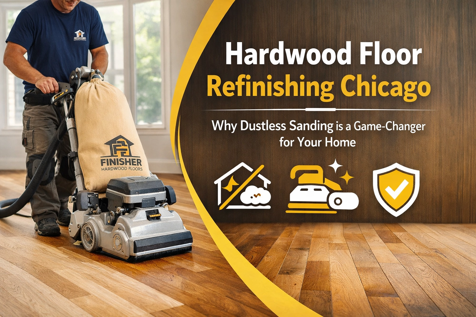 Hardwood Floor Refinishing Chicago: Why Dustless Sanding is a Game-Changer for Your Home