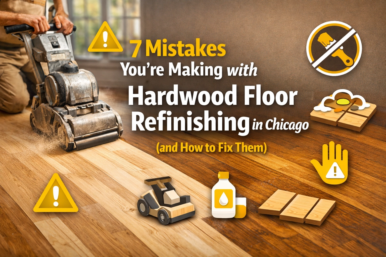 7 Mistakes You’re Making with Hardwood Floor Refinishing in Chicago (and How to Fix Them)