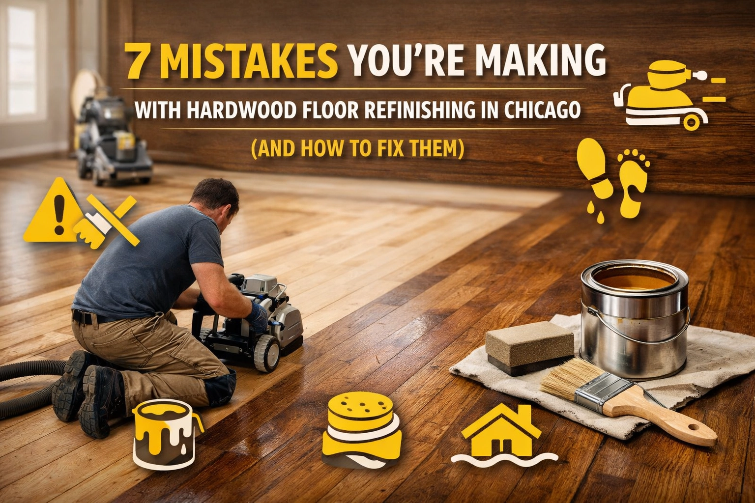 7 Mistakes You’re Making with Hardwood Floor Refinishing in Chicago (and How to Fix Them)