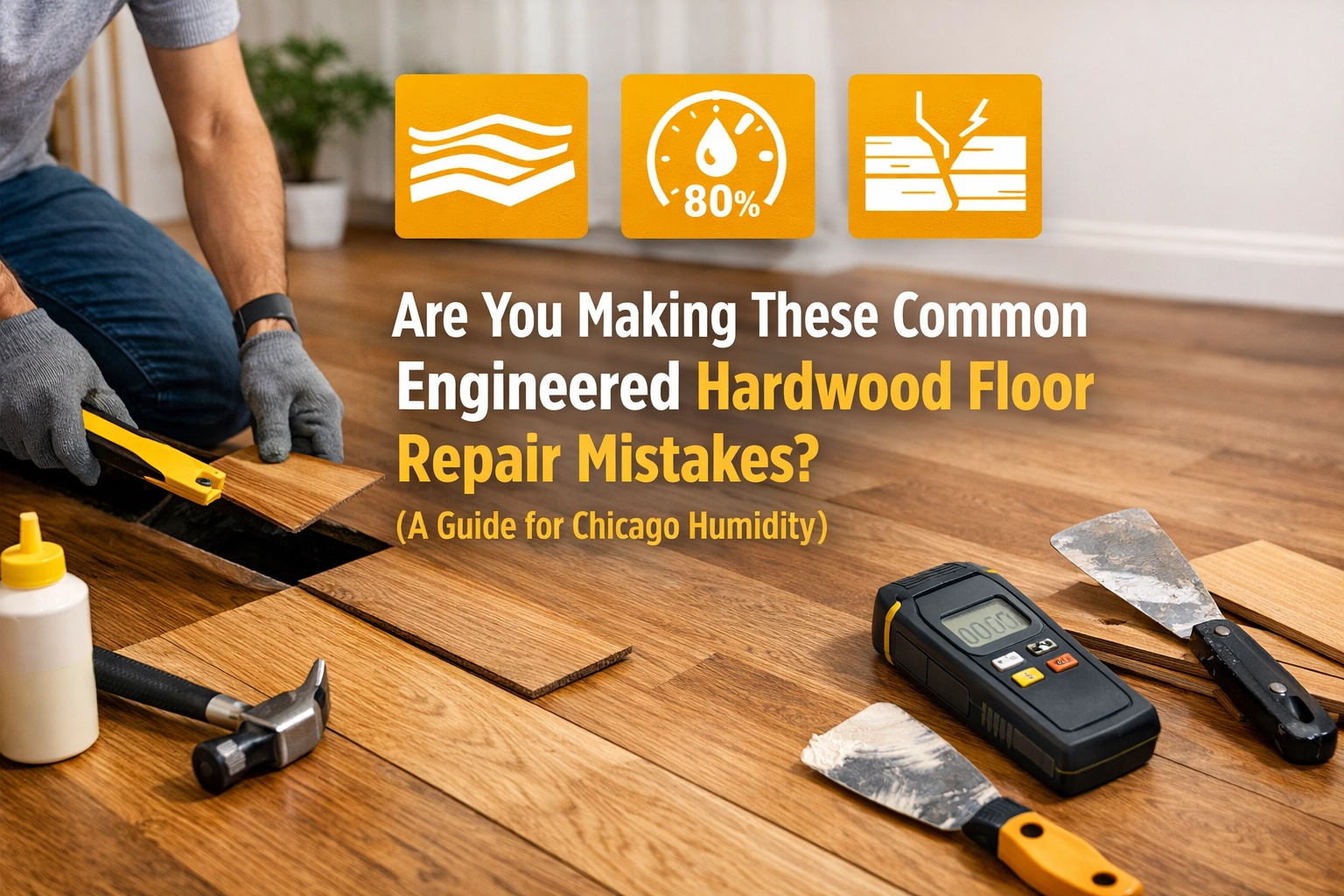 Are You Making These Common Engineered Hardwood Floor Repair Mistakes? (A Guide for Chicago Humidity)