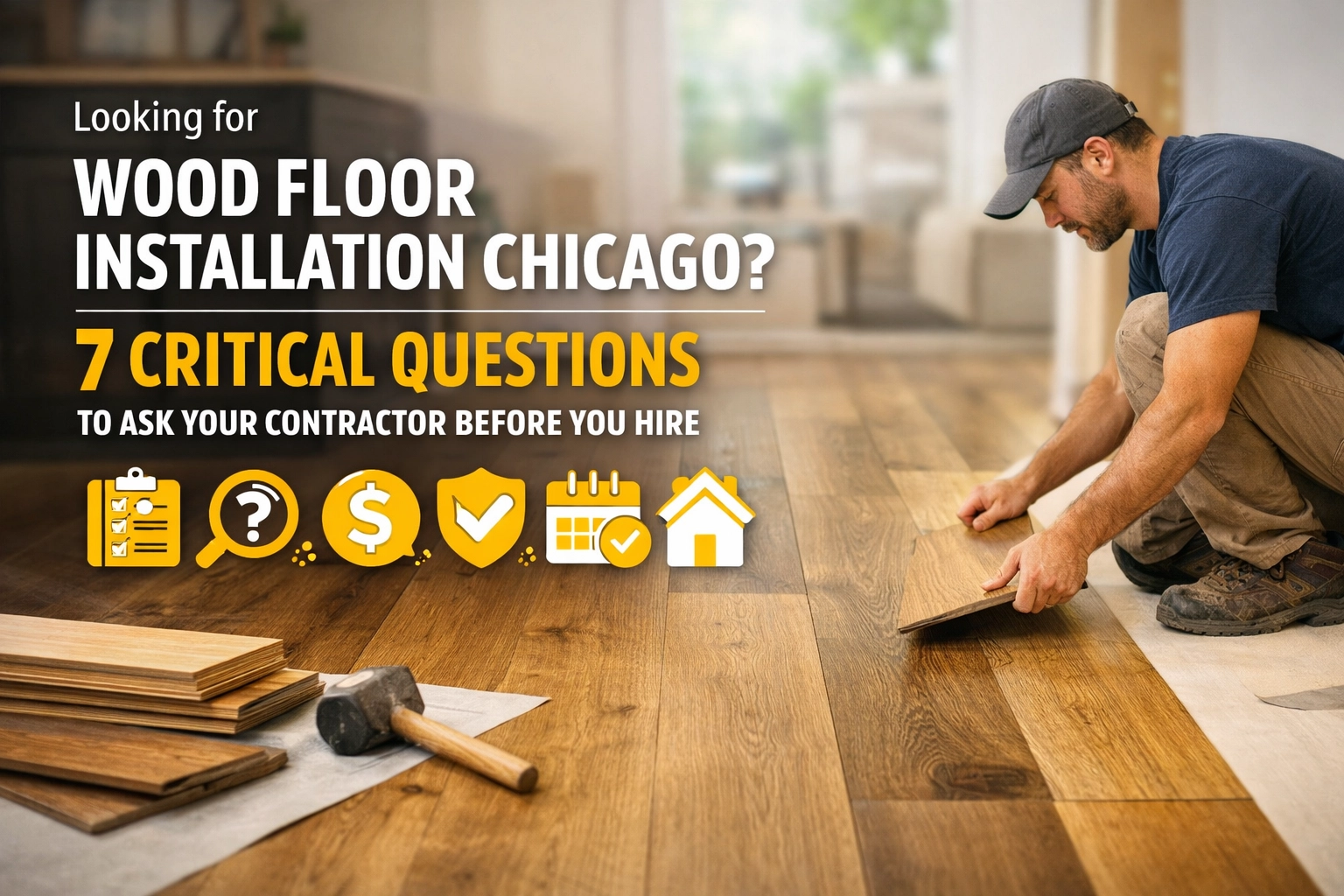 Looking for Wood Floor Installation Chicago? 7 Critical Questions to Ask Your Contractor Before You Hire