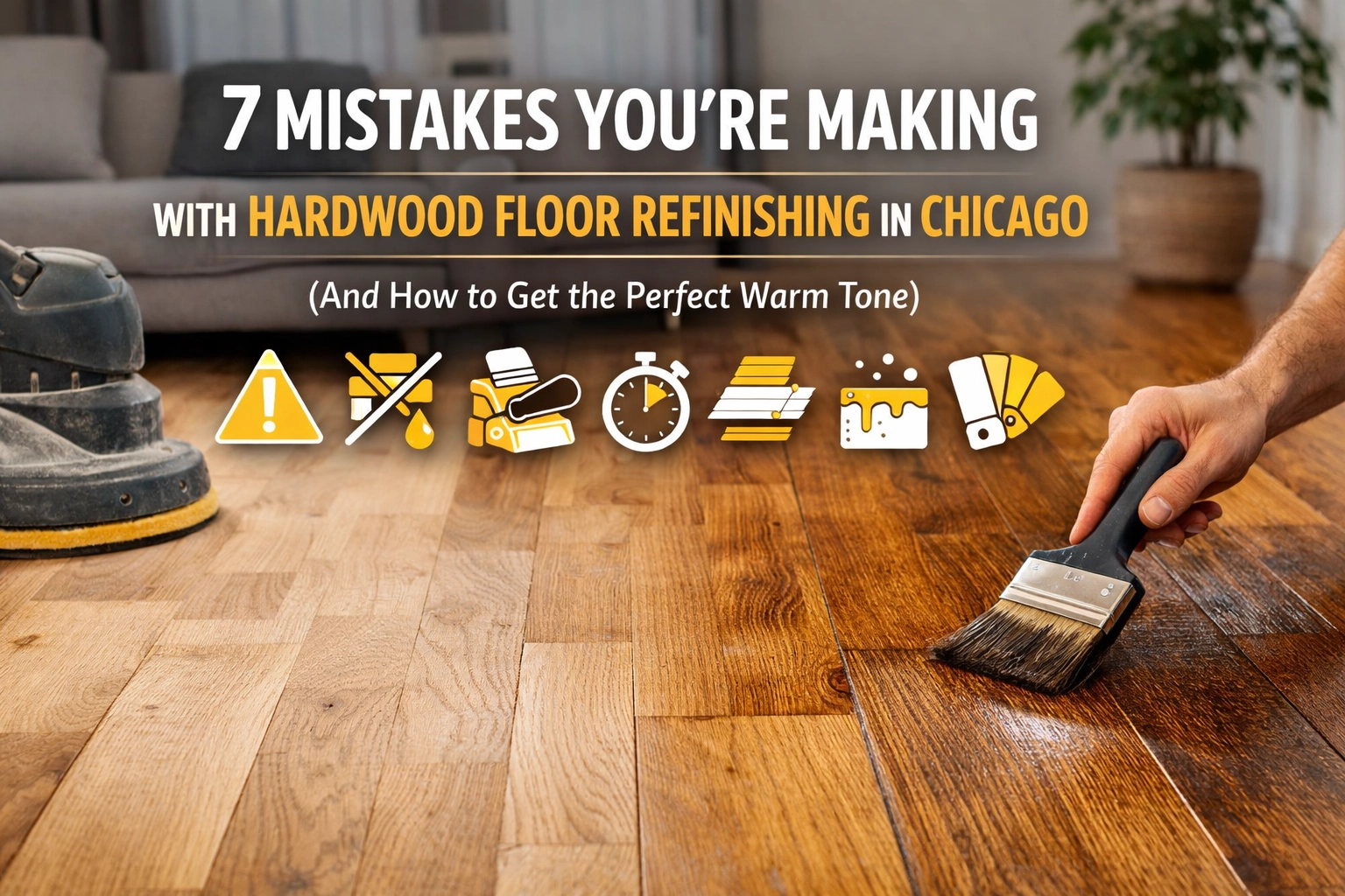 7 Mistakes You’re Making with Hardwood Floor Refinishing in Chicago (And How to Get the Perfect Warm Tone)