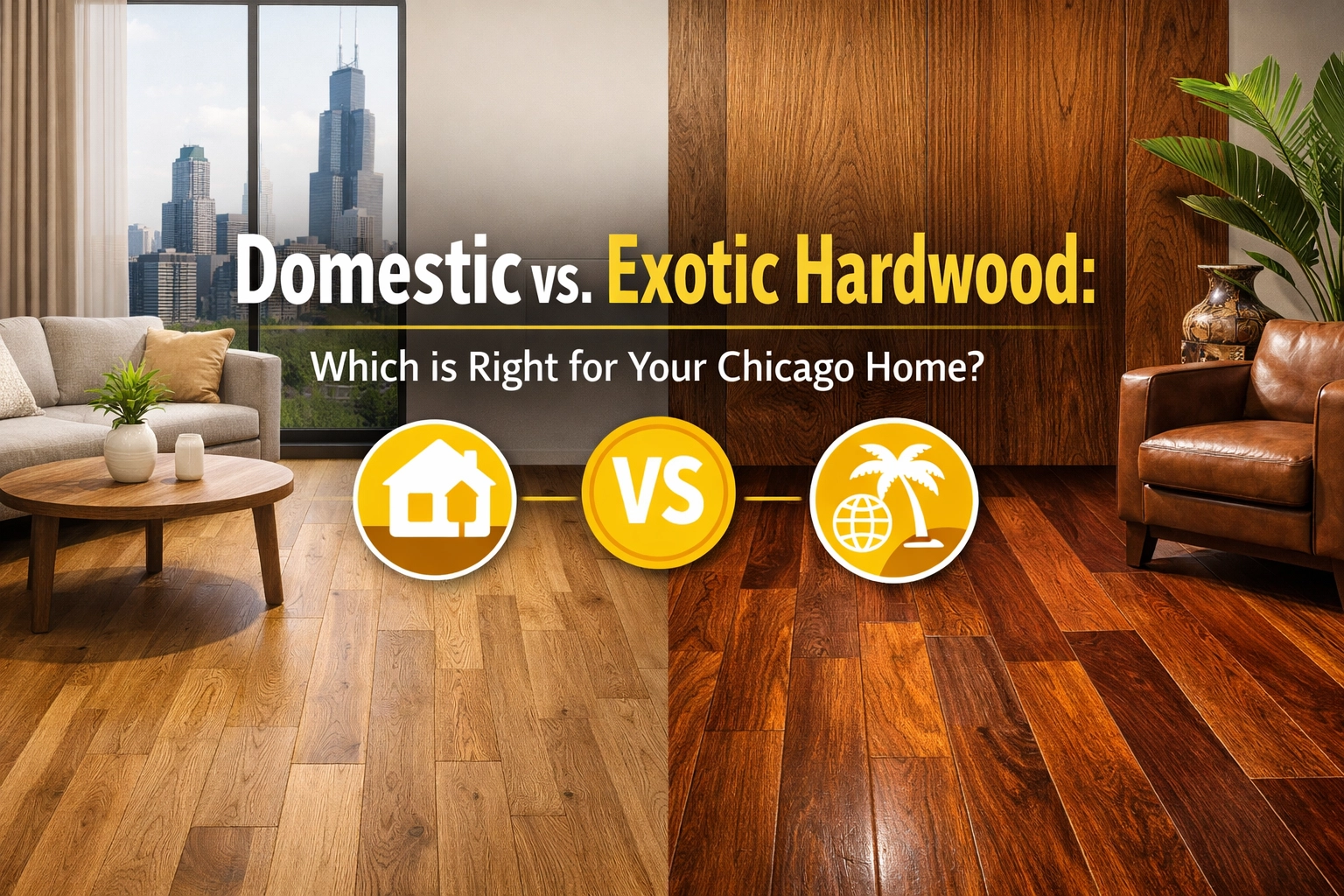 Domestic vs. Exotic Hardwood: Which is Right for Your Chicago Home?