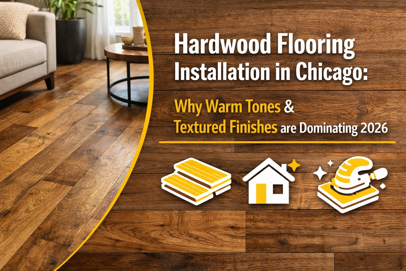 Hardwood Flooring Installation in Chicago: Why Warm Tones and Textured Finishes are Dominating 2026